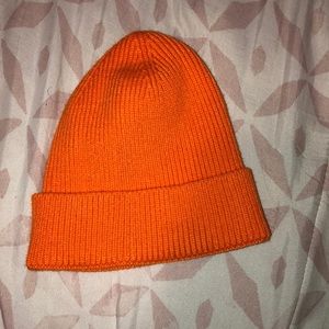 orange beanie